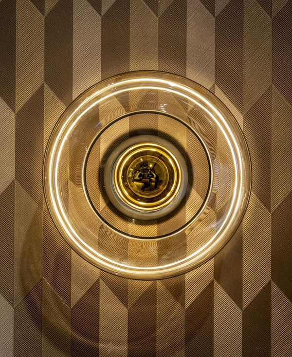 Zepp Küçük Boy Şampanya Aplik-Plafonyer